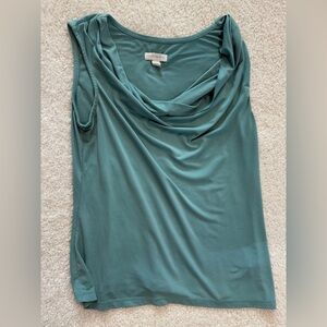 Blue Women’s Sleeveless Dress Shirt- Size M